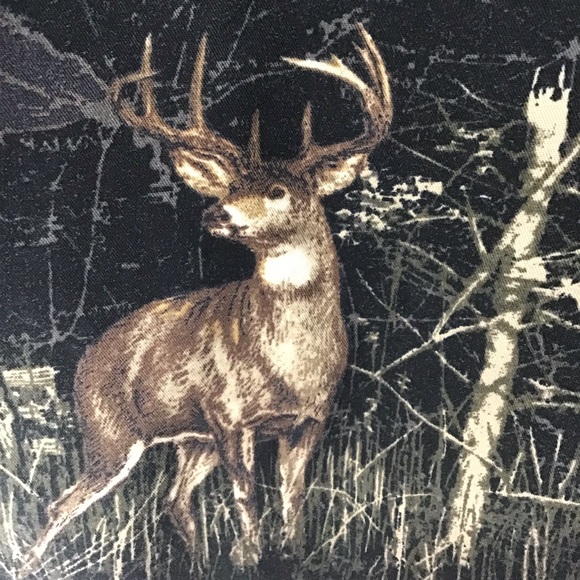 Wood & Water Outfitters Buck Deer Hunting Sport Field Shirt Medium - Picture 4 of 8